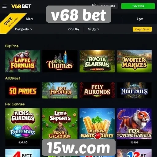 v68 bet oferece opções diversificadas de jogos online